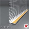 LIKOV LS-EKO lišta okenní začišťovací se sklovláknitou tkaninou 100mm délka 2,4m
